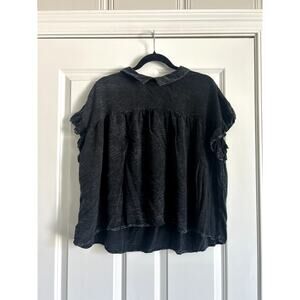 Altar'd State Mineral Wash Blouse, size Small